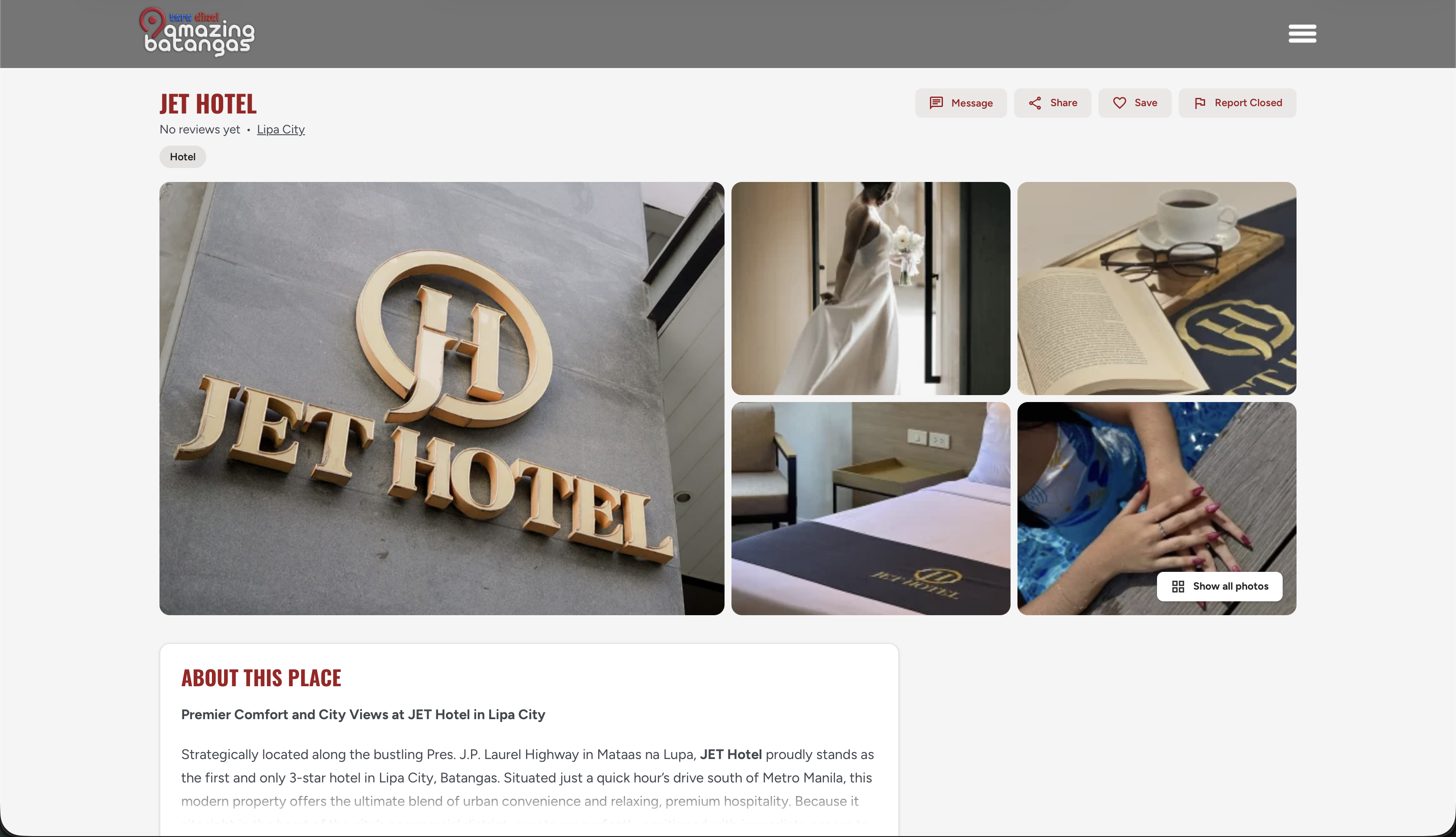 Amazing Batangas business listing with real reviews